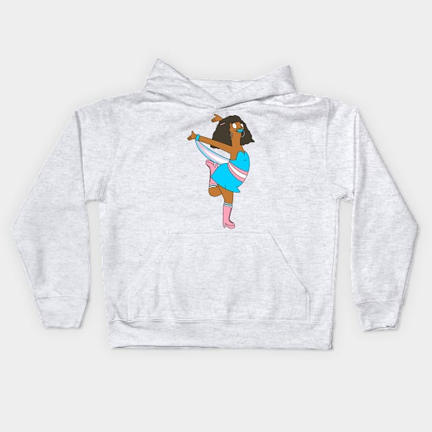 Bobs Burgers Marshmallow Pride Kids Hoodie by Teeny Tinas